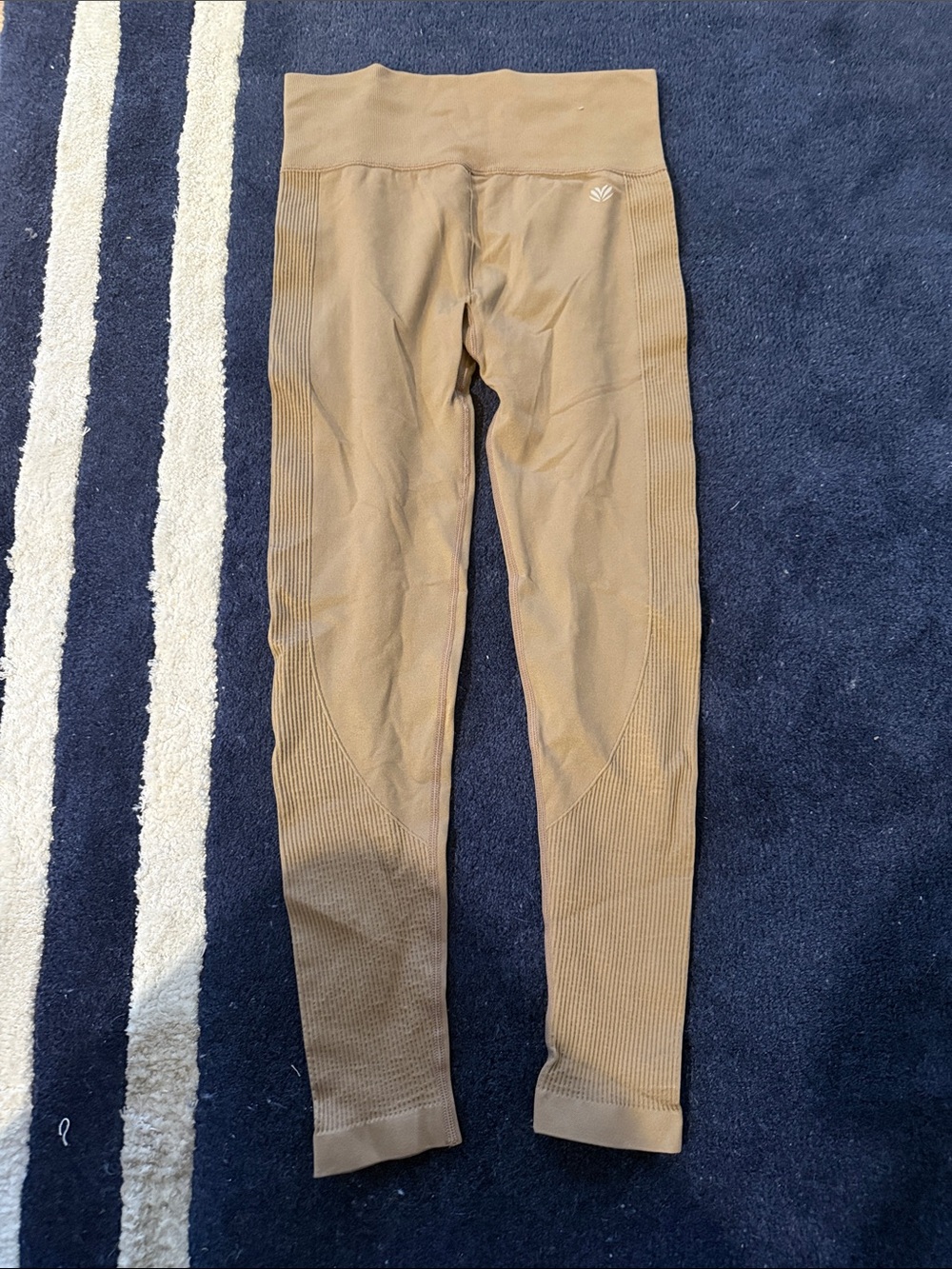 Forever 21 Ribbed Leggings in Camel